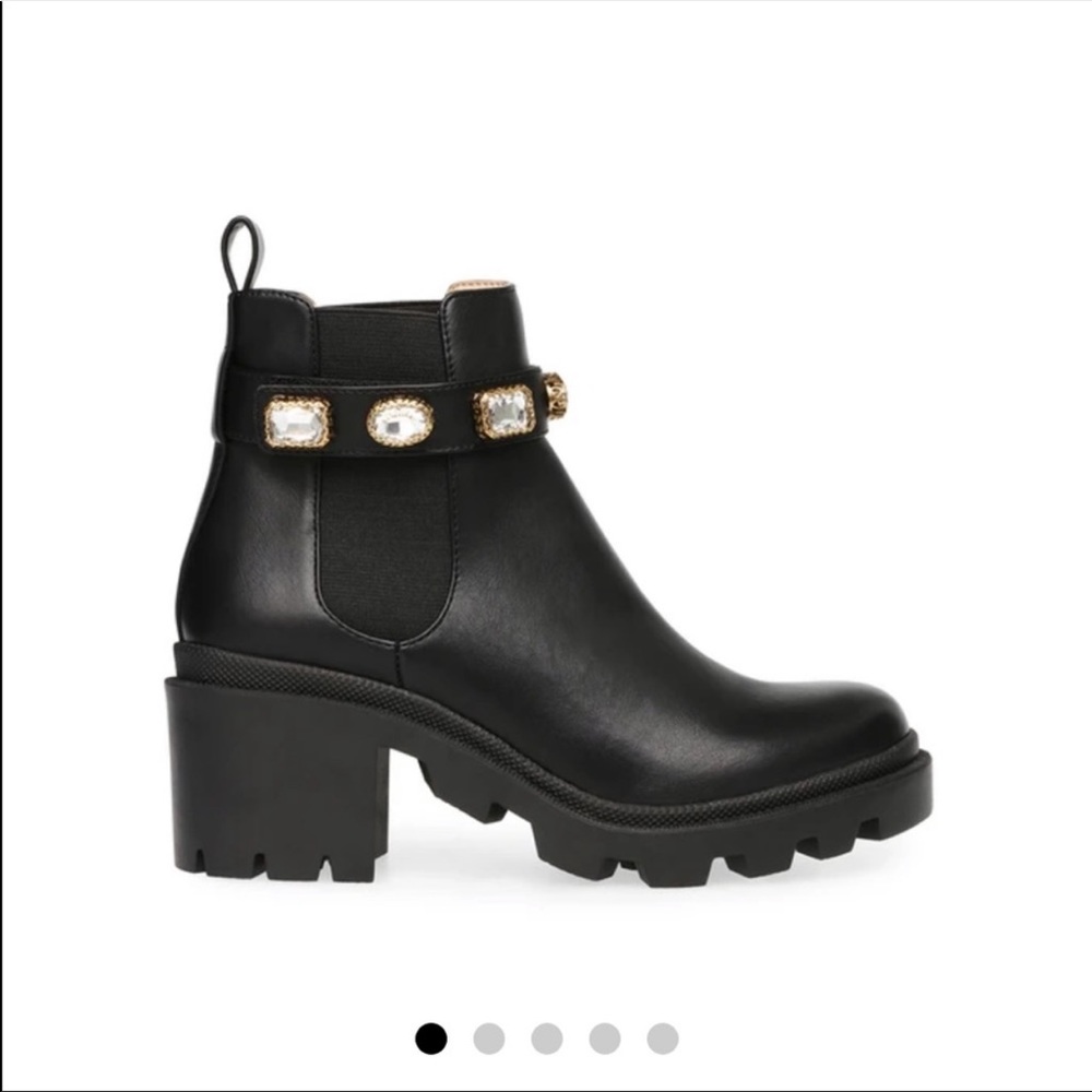 Black Amulet Booties. Brand new still in box
